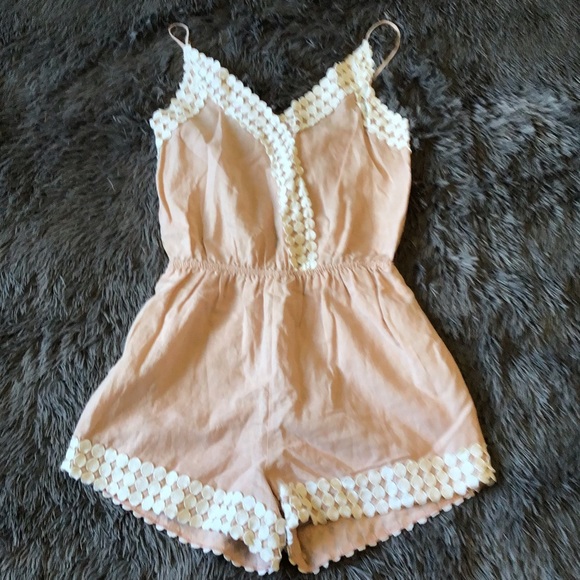 XS Romper & Velvet Peplum Tank Lot - Picture 13 of 16